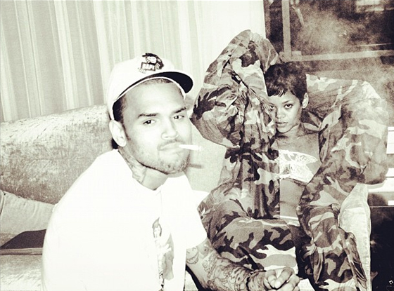 Rihanna, Chris Brown, instagram Rihanna, Chris Brown, instagram